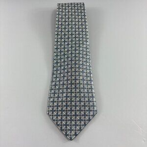 Robert Talbott Best of Class Nordstrom Gray/ Blue Geometric Men's Tie 4" x 63"